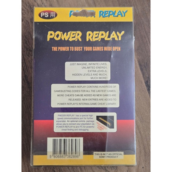 Power Replay Cheat Cartridge for Sony PlayStation PS1 Parallel Port READ DESCRIP - Picture 3 of 3